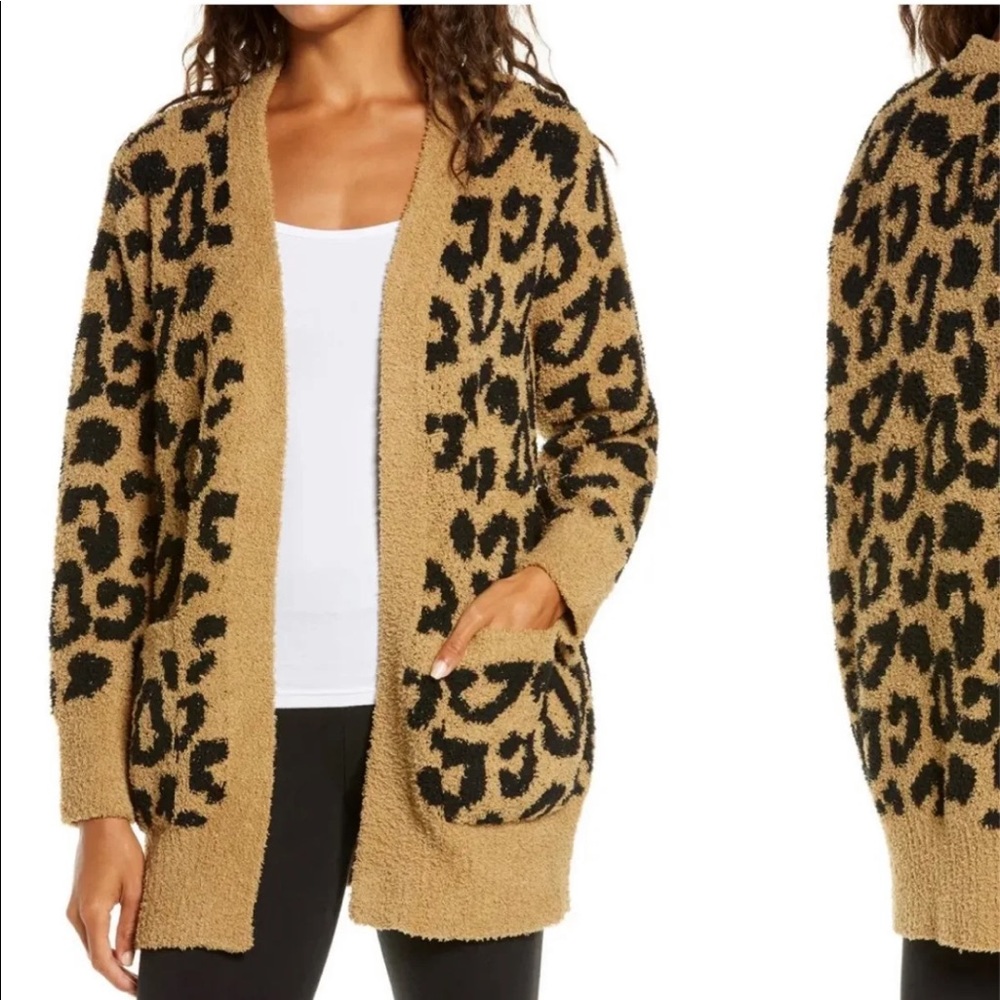 Barefoot Dreams CozyChic™ Leopard Cardigan